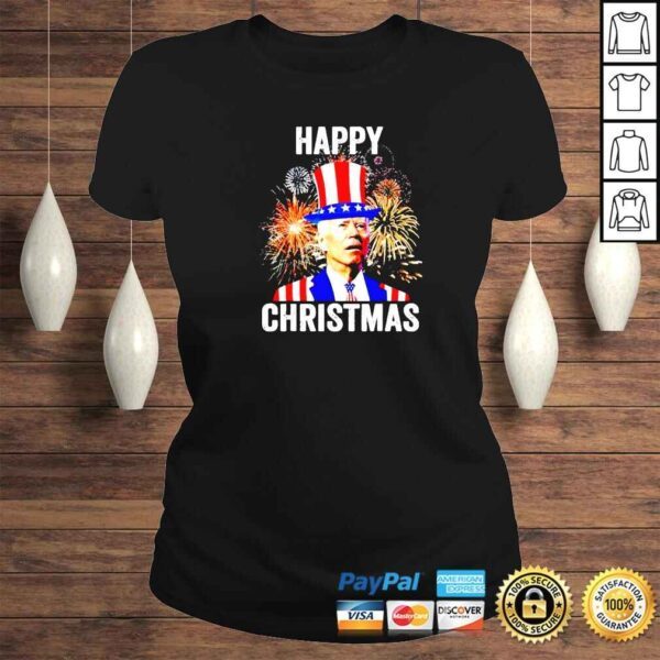 Joe Biden 4th of July happy Christmas shirt - Image 3