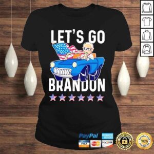 ClassicLadies Joe Biden lets go brandon American flag shirt