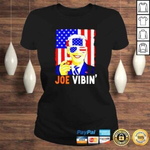 ClassicLadies Joe Vibin American flag shirt