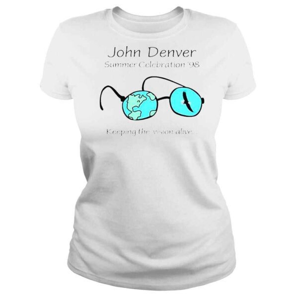 John Denver Summer Celebration ‘98 keeping the vision alive shirt - Image 3