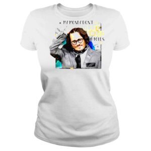 ClassicLadies Johnny Depp My Money Dont Jiggle Jiggle It Folds TShirt