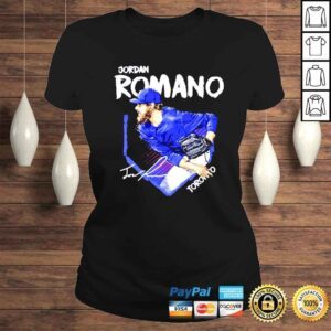 ClassicLadies Jordan Romano Toronto Blue Jays signature shirt