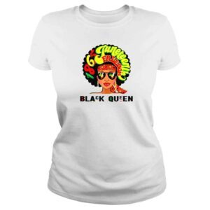 ClassicLadies July 4Th Junenth 1865 Freedom Black Queen Black Woman TShirt