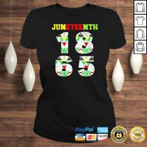 ClassicLadies Junenth 1865 Black Freedom African American TShirt