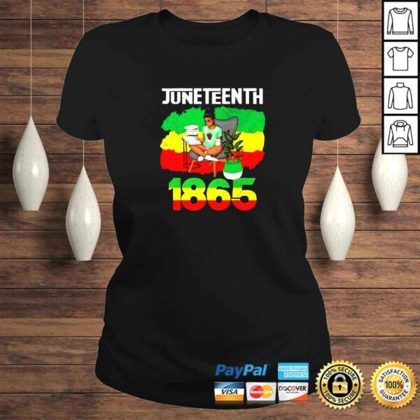 Junenth Celebrating Black Freedom 1865 African TShirt - Image 3