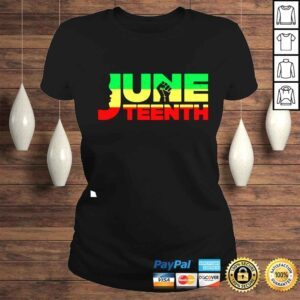 ClassicLadies Juneteenth 1865 Freedom Black Pride shirt