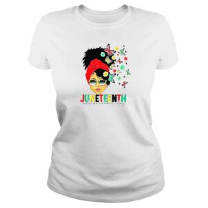 ClassicLadies Juneteenth Is My Independence Day Black Queen And Butterfly TShirt