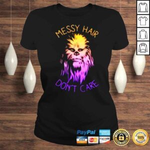 ClassicLadies Juniors Star Wars Messy Hair Dont Care shirt