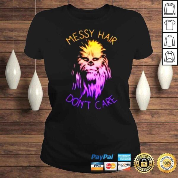 Junior’s Star Wars Messy Hair Don’t Care shirt - Image 3