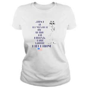 ClassicLadies Just a reminder of who to thank for your freedom shirt