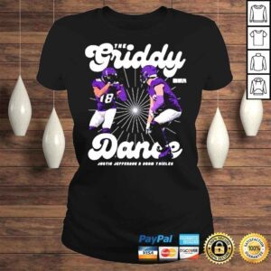 ClassicLadies Justin Jefferson Adam Thielen Griddy Dance Shirt