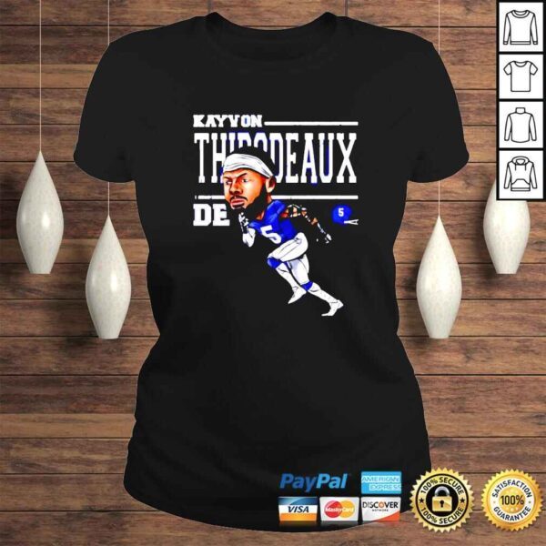 Kayvon Thibodeaux New York Giants Cartoon shirt - Image 3