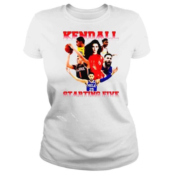 Kendall Starting Five Jenner Team Tshirt - Image 3