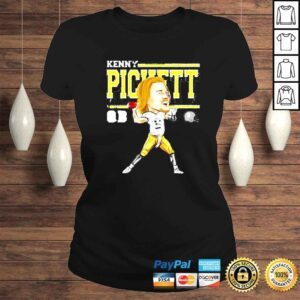 ClassicLadies Kenny Pickett Pittsburgh Steelers Cartoon shirt