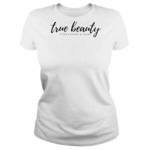 ClassicLadies Korean webtoon true beauty shirt