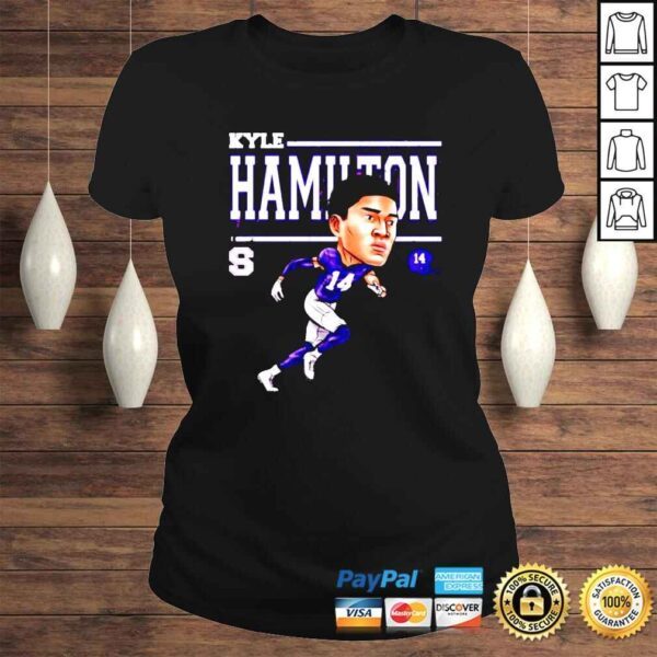 Kyle Hamilton Baltimore Ravens Cartoon shirt - Image 3