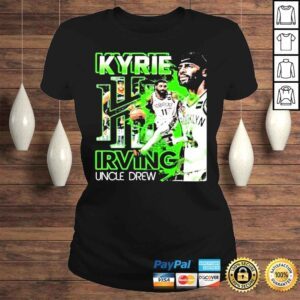 ClassicLadies Kyrie Irving New Jersey Nets Large Oversized Crewneck Crew Neck NBA Shirt