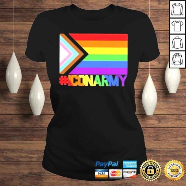 LGBT pride icon army shirt - Image 3