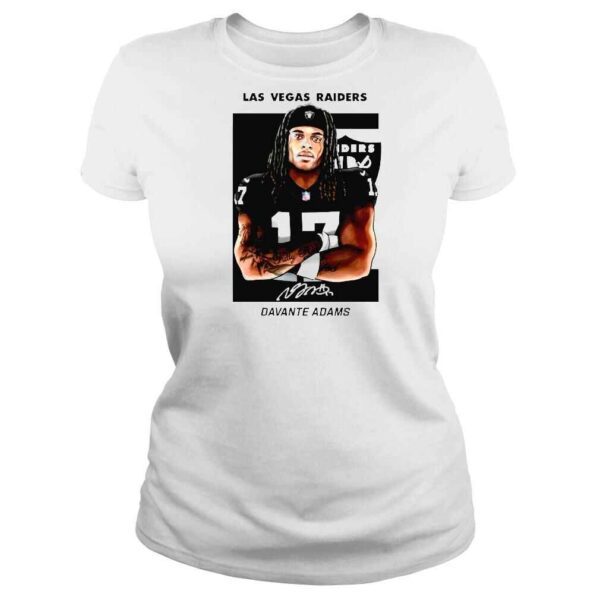 Las Vegas Raiders Davante Adams signature shirt - Image 3