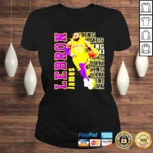 ClassicLadies Lebron James Los Angeles Lakers King GOAT shirt