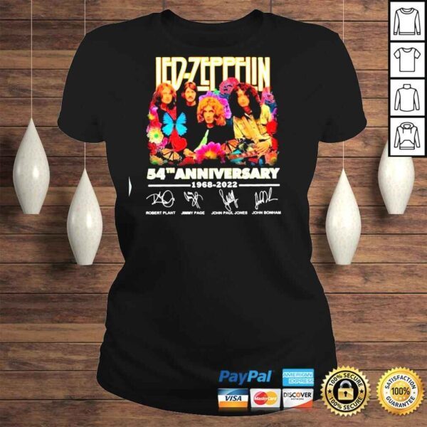 Led Zeppelin 54th Anniversary 1968 � 2022 Members Signature Shirt - Image 3