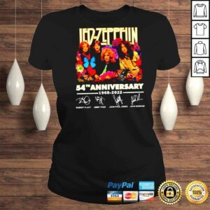 ClassicLadies Led Zeppelin 54th Anniversary 19682022 Members Signature Shirt