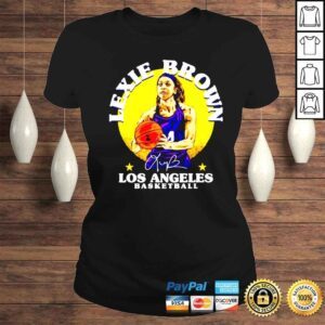 ClassicLadies Lexie Brown Los Angeles Sparks Basketball Arch signature shirt