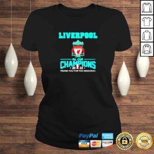 ClassicLadies Liverpool Champions FA Cup 2022 Thank You For The Memories TShirt