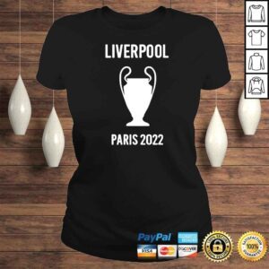 ClassicLadies Liverpool FC UCL Final Paris 2022 Trophy TShirt