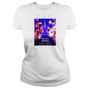 ClassicLadies Liverpool vs Real Madrid 2022 UCL Final Paris Poster TShirt