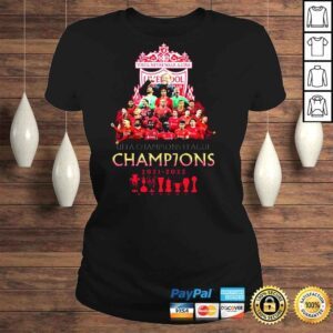 ClassicLadies Liverpool youll never walk alone UEFA Champions League Champions 20212022 Shirt