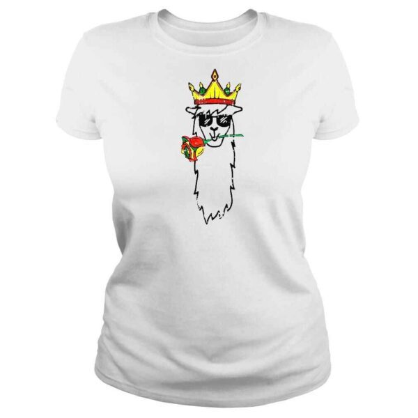 Llama Flower Juneteenth Cute Melanin Pride African TShirt - Image 3