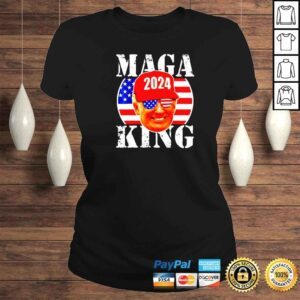 ClassicLadies MAGA King 2024 Trump Republicans US Flag Anti Biden 2022 Shirt