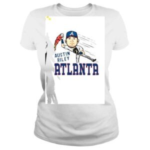 ClassicLadies MLB Austin Riley Atlanta Braves Homage Caricature TriBlend Shirt