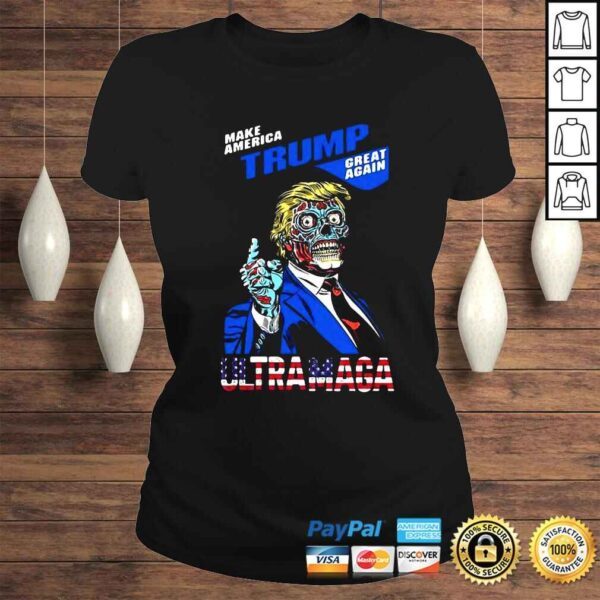 Make America Trump Great Again Ultra Maga Flag Shirt - Image 3