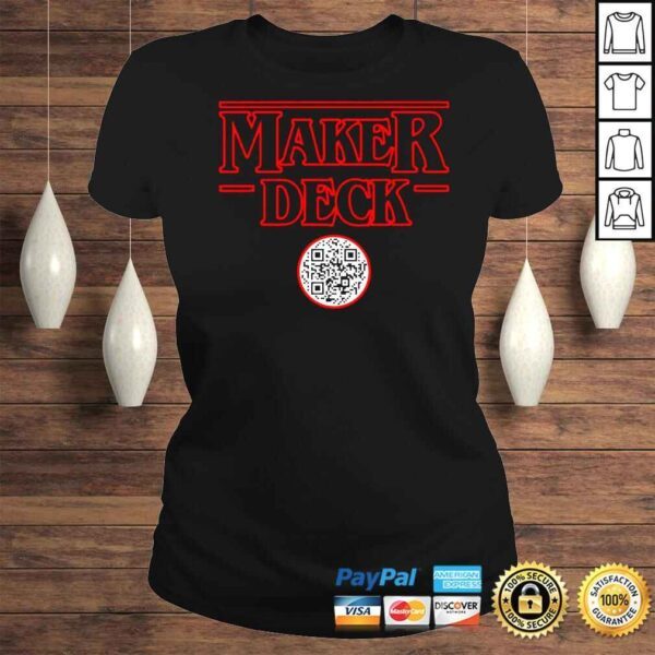 Maker Deck Strange Logo shirt - Image 3