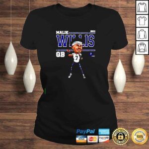 ClassicLadies Malik Willis Tennessee Cartoon shirt