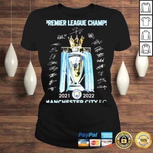 ClassicLadies Manchester City 20212022 Campioni Premier League Champs Signatures Shirt