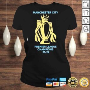 ClassicLadies Manchester City Champions premier league Winners 21 22 Shirt