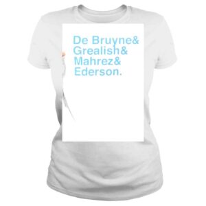 ClassicLadies Manchester City De Bruyne Grealish Mahrez Ederson shirt