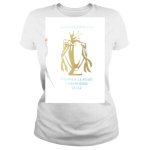 ClassicLadies Manchester City Premier League Champion 2021 2022 Shirt