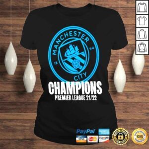 ClassicLadies Manchester City Premier League Champion 2022 Shirt