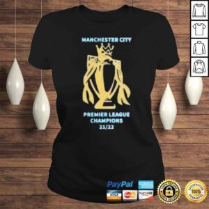 ClassicLadies Manchester City Premier League Champions 20212022 Winners shirt