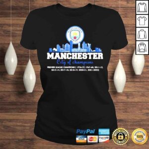 ClassicLadies Manchester City of Champions Premier League Champions 2022 shirt