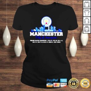 ClassicLadies Manchester City of champions Premier League Champions shirt