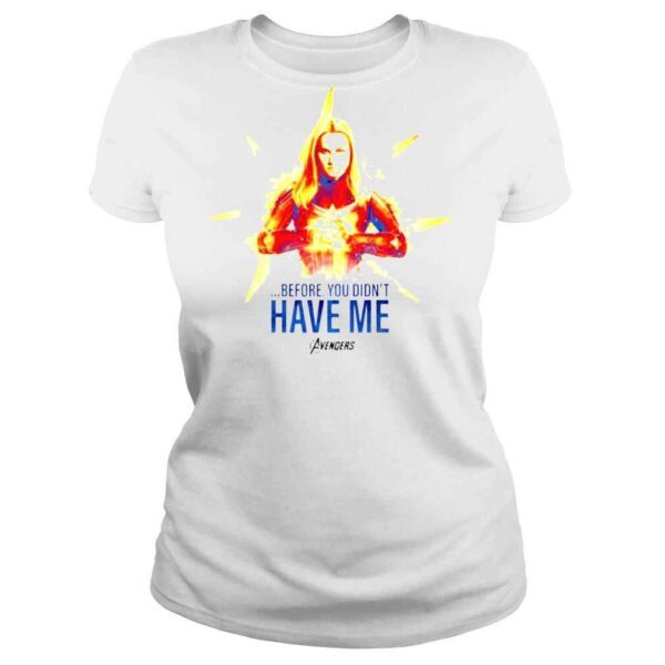 Marvel Avengers Endgame Captain Marvel Logo shirt - Image 3