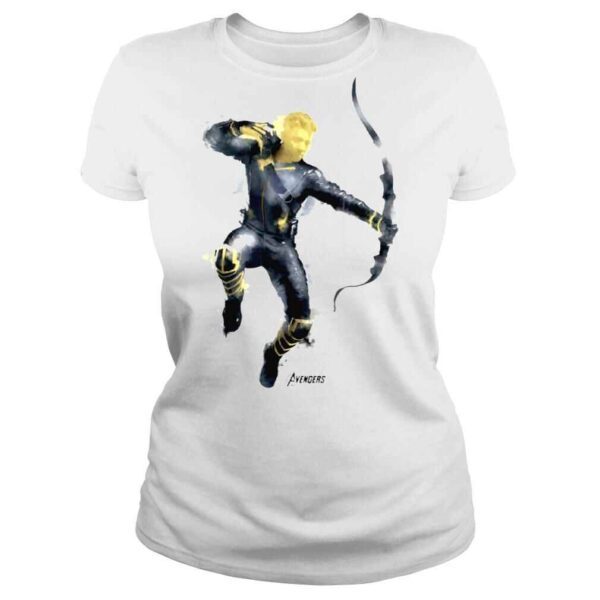 Marvel Avengers Endgame Hawkeye Spray Paint Graphic Tee - Image 3