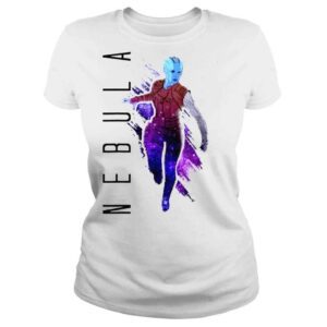 ClassicLadies Marvel Avengers Endgame Nebula Galaxy Painted Graphic shirt