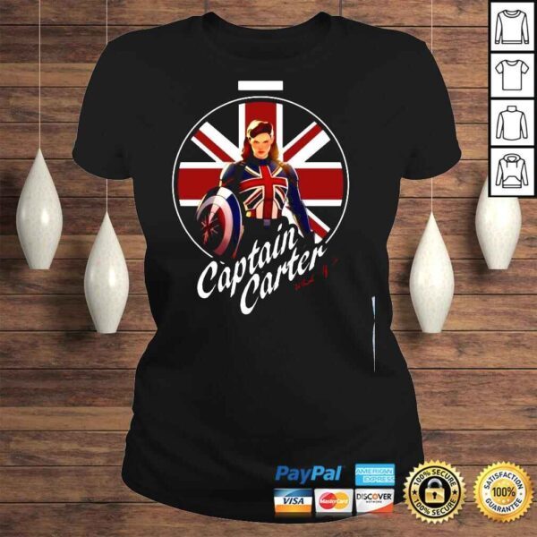 Marvel What If Captain Carter British Flag Shirt - Image 3