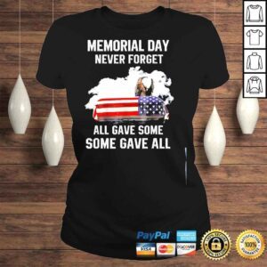 ClassicLadies Memorial day never forget all gave some some gave all shirt